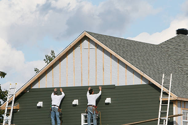 Professional Siding technician working in Pierce, CO